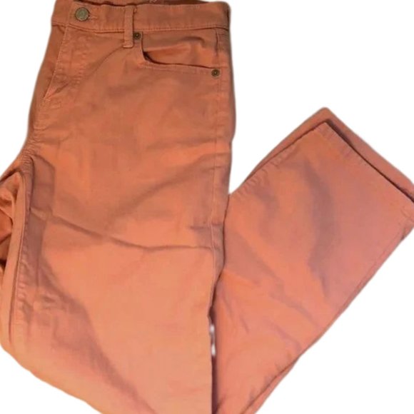 GAP Coral Pink Denim Jeans Size 27 - Picture 1 of 8